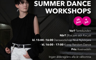 Inbjudan till Tanto workshops 28:e juni och 4:e juli